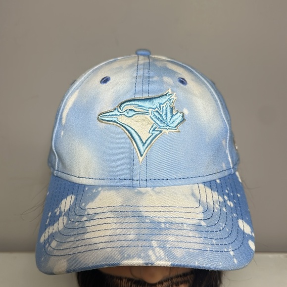 New Era Toronto Blue Jays Blue and White tie dye Cap - Picture 1 of 8